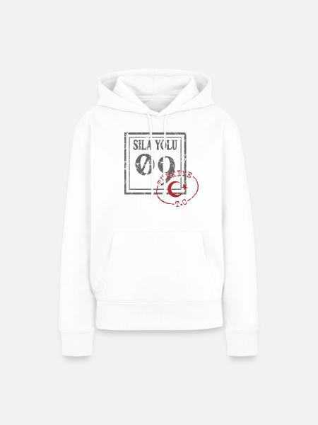 Aydın - Frauen Premium Bio Hoodie - Weiß