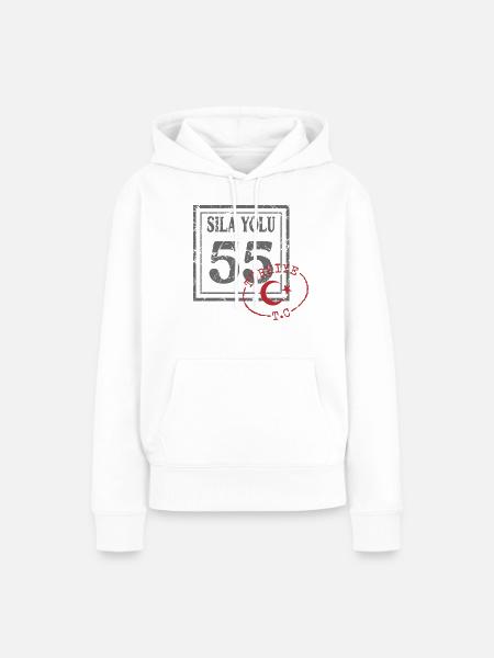 Samsun - Frauen Premium Bio Hoodie - Weiß