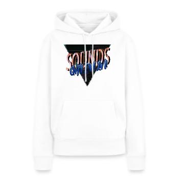 T-shirts activistes transgenres Sexualité - Sweat à capuche Premium bio Femme - blanc - Devant - Julia (174cm)