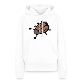 Lucky Beetle Insect May Beetle Juin Coléoptère - Sweat à capuche Premium bio Femme - blanc - Devant - Julia (174cm)