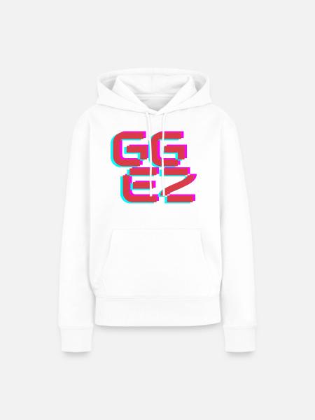 GG EZ - Frauen Premium Bio Hoodie - Weiß