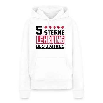 apprentice - Women’s Premium Organic Hoodie - white - Front - Julia (174cm)