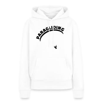 Paragliding - Frauen Premium Bio Hoodie - Weiß - Vorne - Julia (174cm)