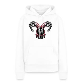 Gothic Girl - Frauen Premium Bio Hoodie - Weiß - Vorne - Julia (174cm)