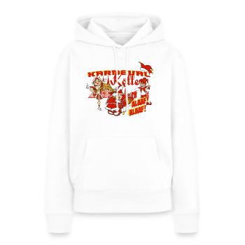 Carnaval à Kölle - Kölle alaaf Kölle alaaf - Sweat à capuche Premium bio Femme - blanc - Devant - Julia (174cm)