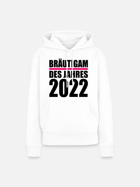 bräutigam - Frauen Premium Bio Hoodie - Weiß