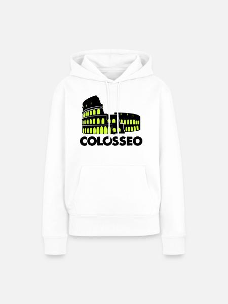 kolosseum colosseo - Frauen Premium Bio Hoodie - Weiß