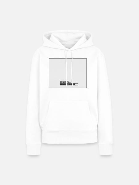Loading Page - Frauen Premium Bio Hoodie - Weiß