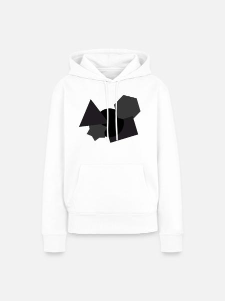 Formen - Frauen Premium Bio Hoodie - Weiß