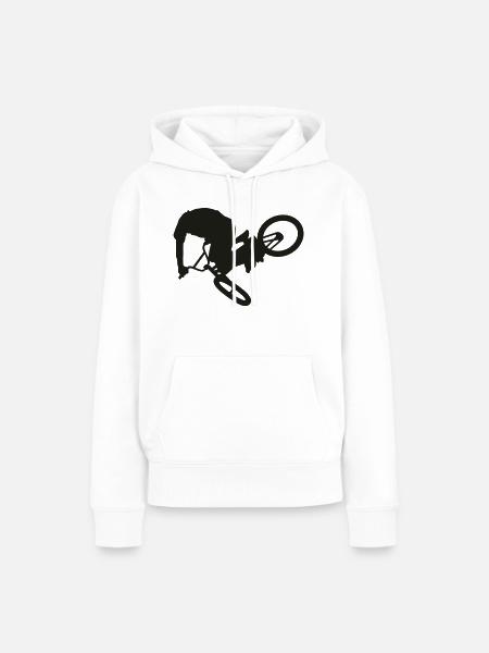 bmx - Frauen Premium Bio Hoodie - Weiß