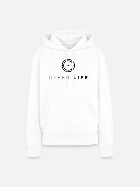 CYBERLIFE_Android - Frauen Premium Bio Hoodie - Weiß