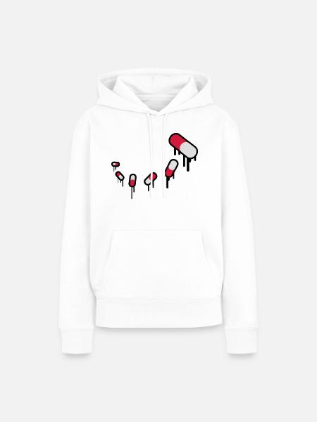 Medicine Pills - Frauen Premium Bio Hoodie - Weiß