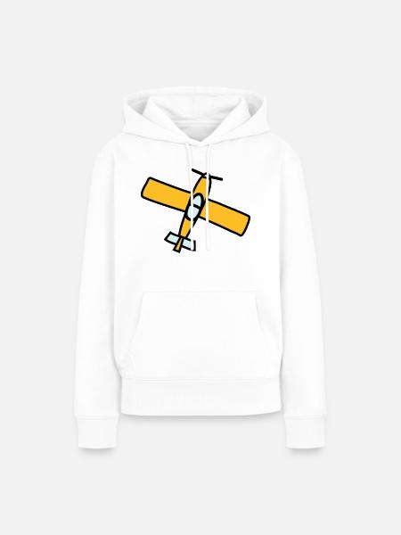 Airplane Design - Frauen Premium Bio Hoodie - Weiß