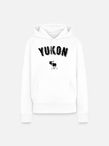 Yukon - Frauen Premium Bio Hoodie - Weiß