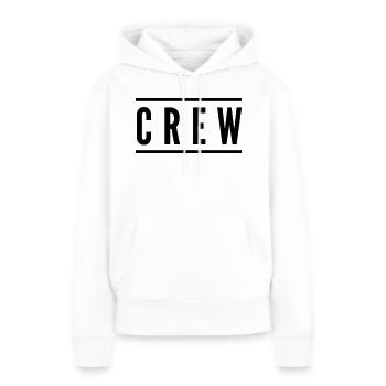 équipage - Sweat à capuche Premium bio Femme - blanc - Devant - Julia (174cm)