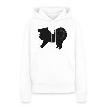 Spitze sind spitze! Black - Frauen Premium Bio Hoodie - Weiß - Vorne - Julia (174cm)