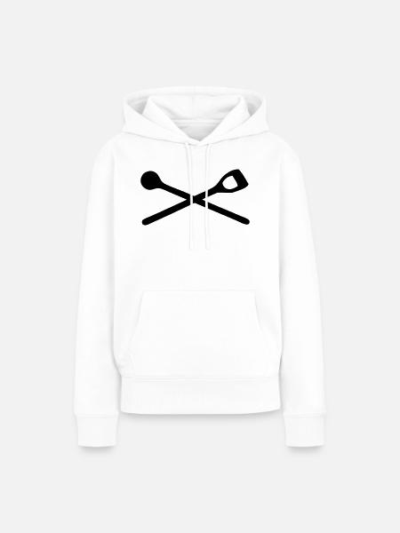 kochlöffel - Frauen Premium Bio Hoodie - Weiß