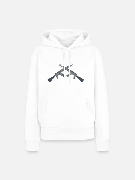 AK REVOLUTION - Frauen Premium Bio Hoodie - Weiß