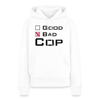Bad Cop - Frauen Premium Bio Hoodie - Weiß - Vorne - Julia (174cm)
