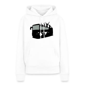 Tour Bus & Tourismus - Frauen Premium Bio Hoodie - Weiß - Vorne - Julia (174cm)