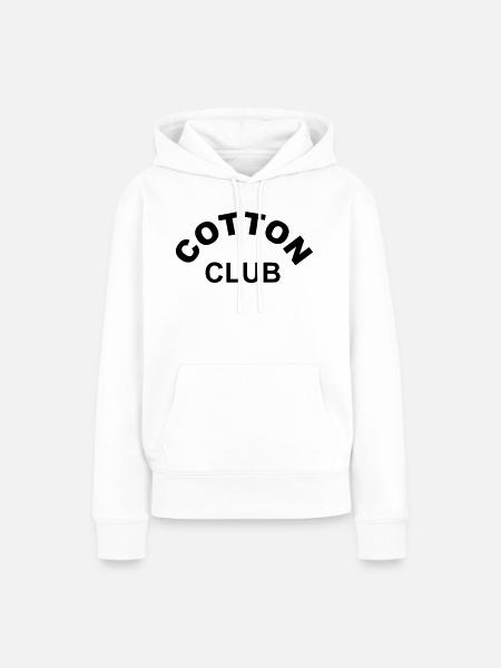 COTTON CLUB - Frauen Premium Bio Hoodie - Weiß