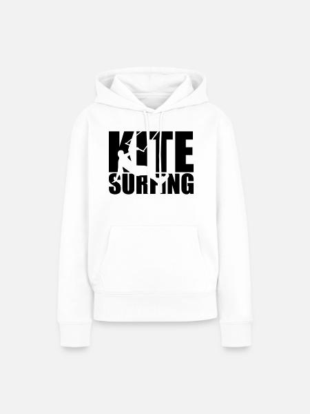 Kitesurfing - Frauen Premium Bio Hoodie - Weiß