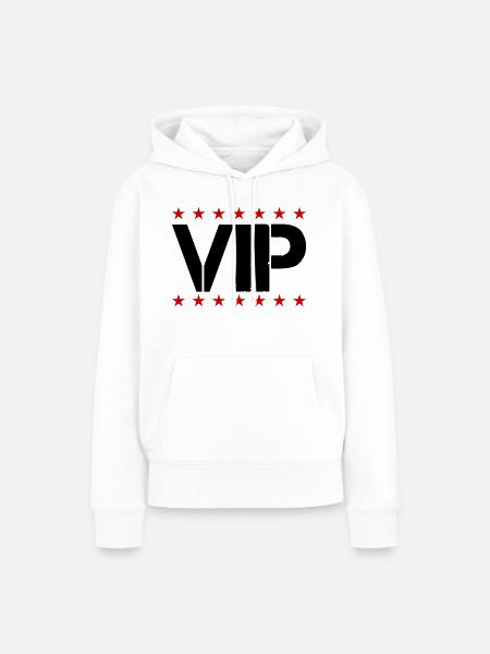 vip - Frauen Premium Bio Hoodie - Weiß