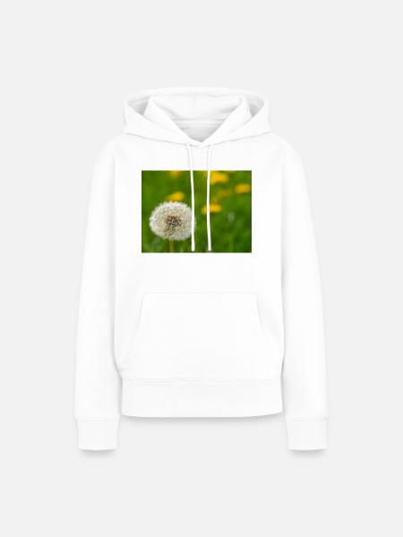 Loewenzahn - Frauen Premium Bio Hoodie - Weiß