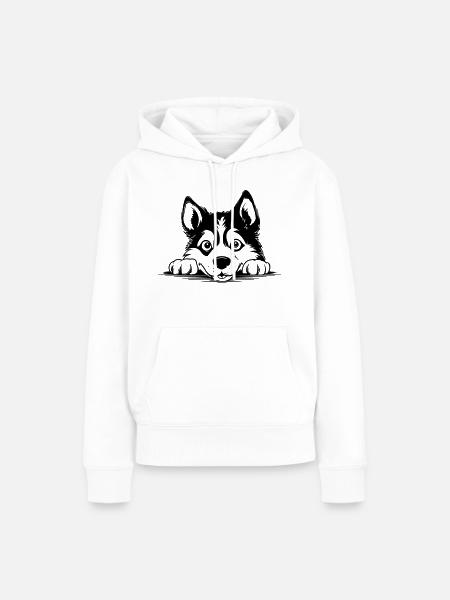 Siberian Husky - Women’s Premium Organic Hoodie - white