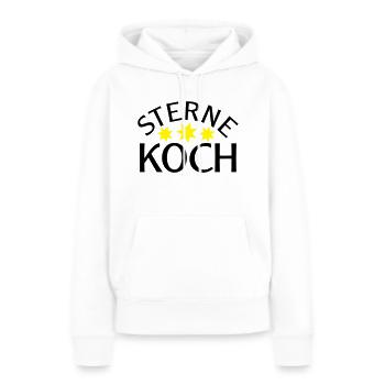 Sternekoch - Frauen Premium Bio Hoodie - Weiß - Vorne - Julia (174cm)