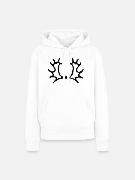 Warmblut - Frauen Premium Bio Hoodie - Weiß