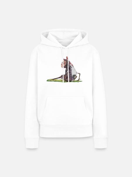 Bekassine - Frauen Premium Bio Hoodie - Weiß