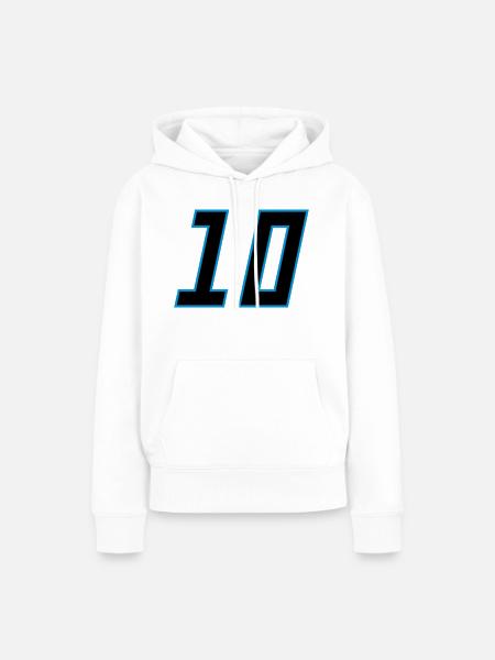 number_10 - Frauen Premium Bio Hoodie - Weiß