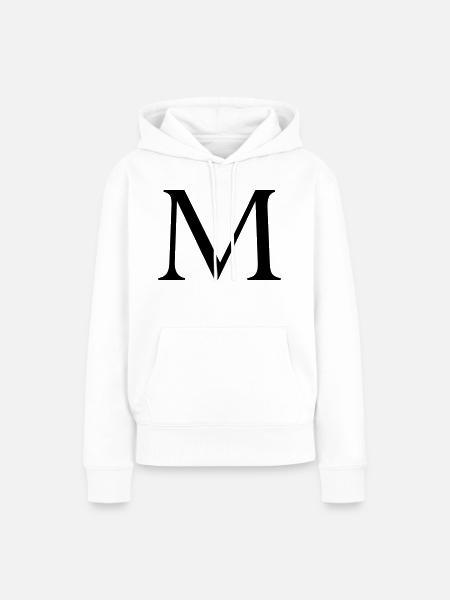 m - Frauen Premium Bio Hoodie - Weiß