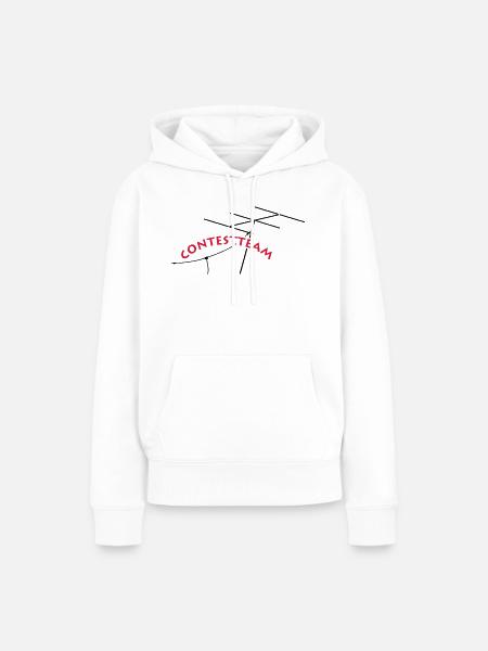 contestteam - Frauen Premium Bio Hoodie - Weiß