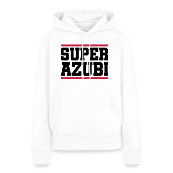 super azubi - Frauen Premium Bio Hoodie - Weiß - Vorne - Julia (174cm)