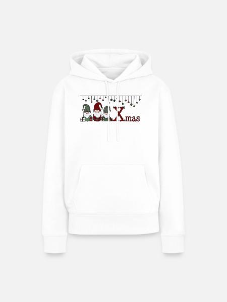 Xmas wichtel - Frauen Premium Bio Hoodie - Weiß