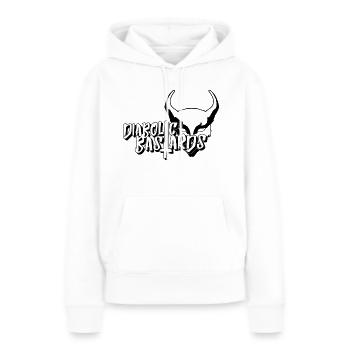 Diabolic Bastards - Frauen Premium Bio Hoodie - Weiß - Vorne - Julia (174cm)
