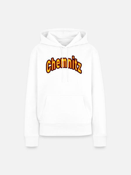 Chemnitz - Frauen Premium Bio Hoodie - Weiß