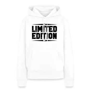 limited edition - Frauen Premium Bio Hoodie - Weiß - Vorne - Julia (174cm)