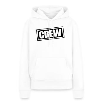 équipage - Sweat à capuche Premium bio Femme - blanc - Devant - Julia (174cm)