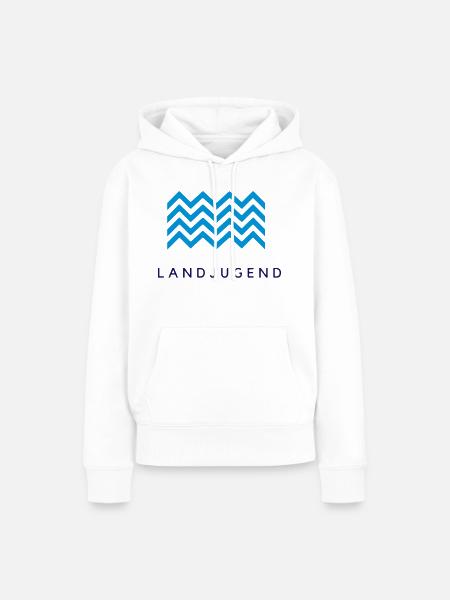 Landjugend - Frauen Premium Bio Hoodie - Weiß