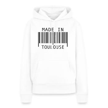 Made in Toulouse - Frauen Premium Bio Hoodie - Weiß - Vorne - Julia (174cm)