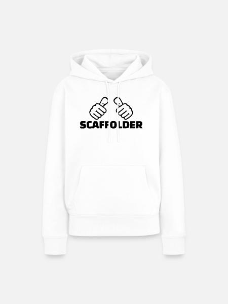 Gerüstbauer - Frauen Premium Bio Hoodie - Weiß