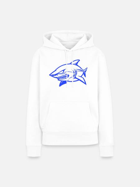 hai comic - Frauen Premium Bio Hoodie - Weiß