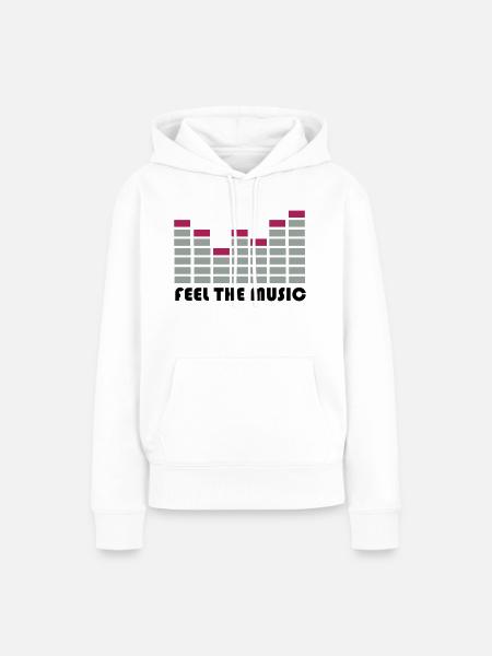 equalizer - Frauen Premium Bio Hoodie - Weiß