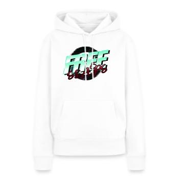 funny quote statement fun awesome quote happy - Frauen Premium Bio Hoodie - Weiß - Vorne - Julia (174cm)