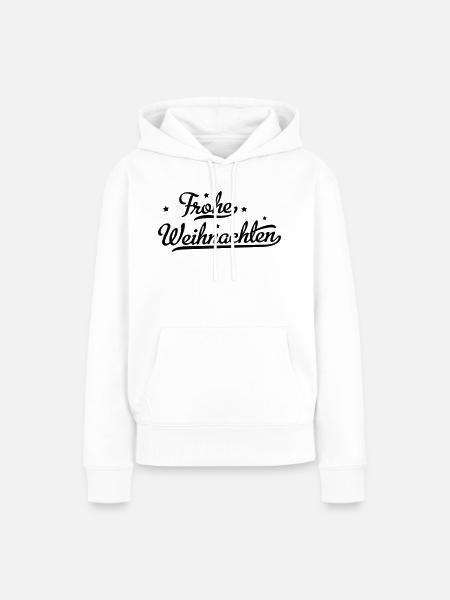frohe Weihnachten - Frauen Premium Bio Hoodie - Weiß