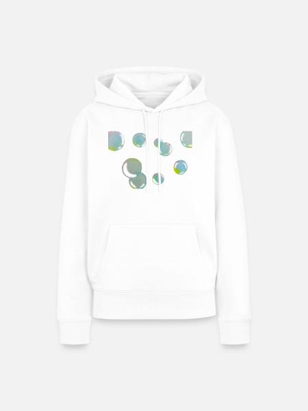 Seifenblasen - Frauen Premium Bio Hoodie - Weiß
