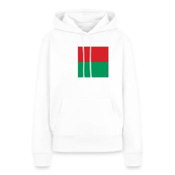 Madagaskar - Frauen Premium Bio Hoodie - Weiß - Vorne - Julia (174cm)
